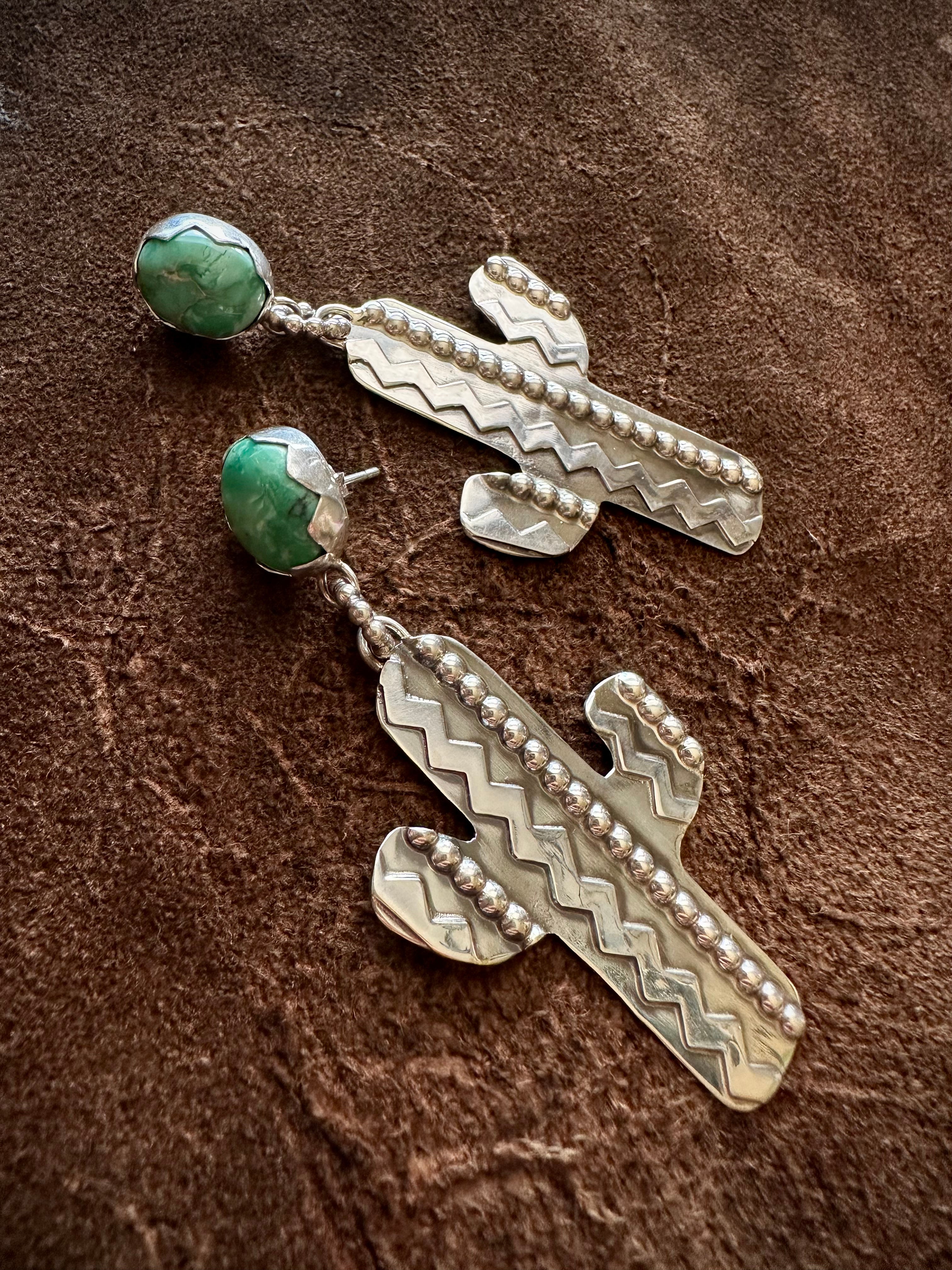 Saguaro Post Earrings