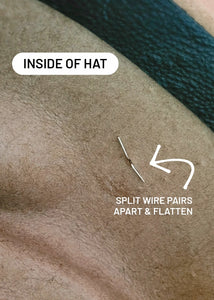 Snake hat pin